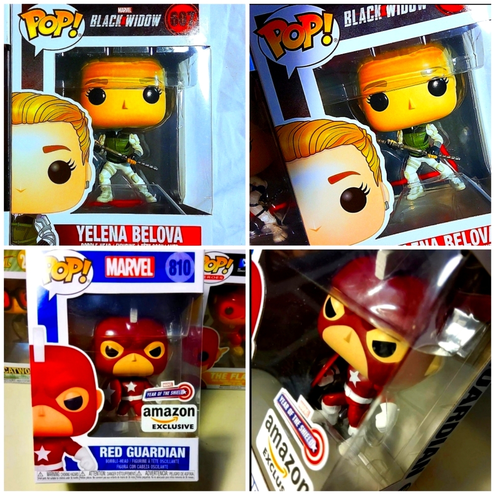 Funko Pop Yelena Belova 607 Alexi Red Guardian 810 Thunderbolts* Black Widow